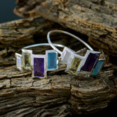 Constanza Multicolor Gemstone Stud Earrings for Every Occasion